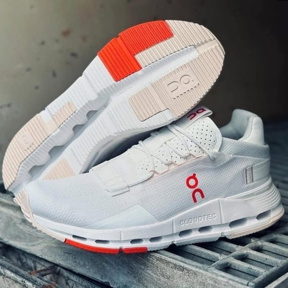 Size 9.5 - NEW Women's ON CLOUDNOVA 2 White/Flame - Picture 9 of 11